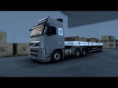 [MAPA SUL PARANÁ ETS2 1.43] DEU RUIM ATÉ O VOLVO NÃO CONSEGUIU SUBIR!