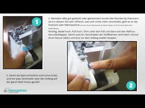 Tutorial für ein faules Bündchen - schnell ein Bündchen nähen - für Anfänger und Profis