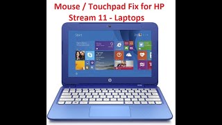 HP Stream 11 D010 Touchpad not working (FIX!)