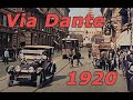 Milano 1920 Anni 20 Via Dante Rimasterizzato Con Sound Design Aggiunto 60fps