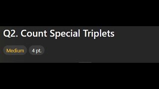 Q2. Count Special Triplets || Weekly Contest 454
