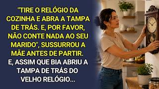 “Tire o relógio da cozinha. Não conte ao seu marido”, disse a mãe. Ao abrir a tampa de trás…