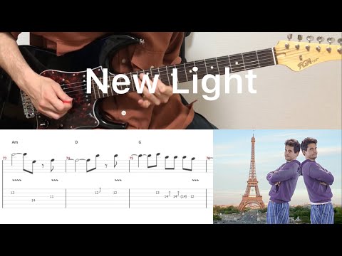 John Mayer - New Light (guitar cover with tabs & chords)