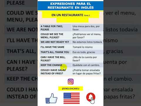 🍗 Expressões para o restaurante em inglês #shorts
