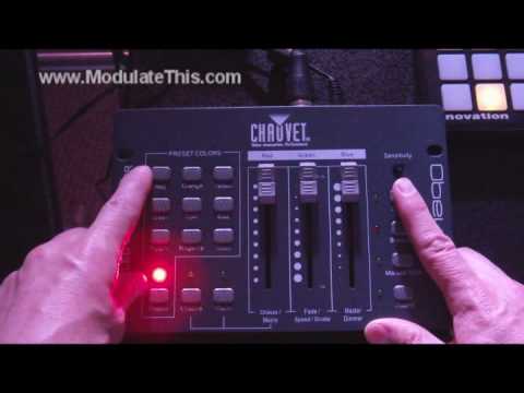 Demo: Chauvet SlimPar 56 LED Light + Obey 3 Light Controller