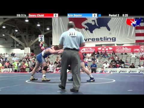 Danny Chaid vs. Kyle Snyder at 2013 Junior Nationals - FILA - FS