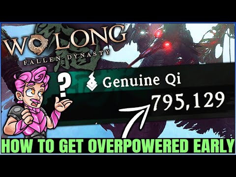 Wo Long - Easy Early Game 200k+ Genuine Qi Per Hour Qi Farm Guide - Level Up & Get Overpowered Fast!