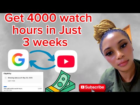 Newest way To Get 4000 Watch Hours Using Only Google & YouTube App (Complete Tutorial)
