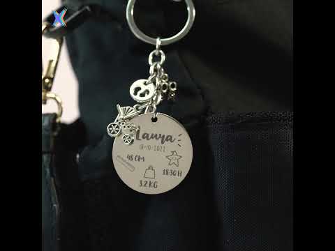 Baby-Schlüsselanhänger mit Baby Baby-Schlüsselanhänger mit Baby