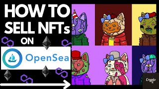 How to sell NFTs On OpenSea For FREE (No Gas Fees) | Make Money Online ($350 - $100K)