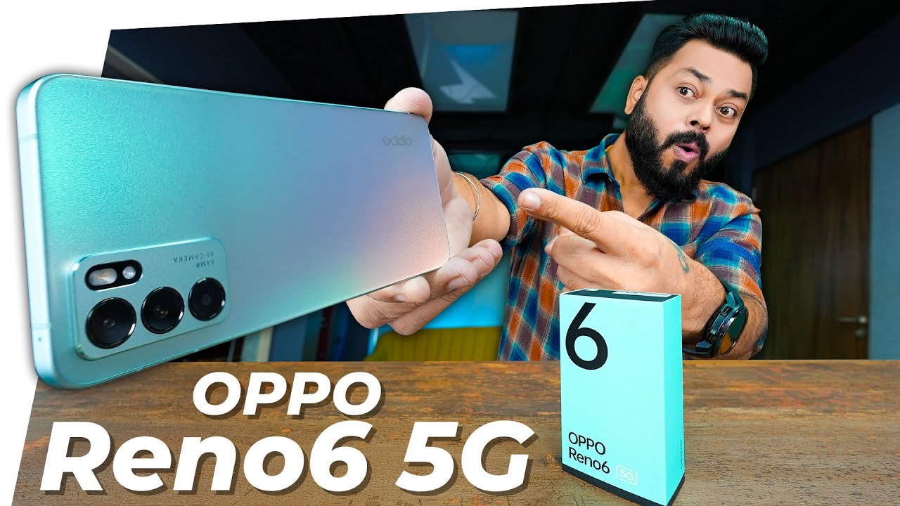 OPPO Reno 6 5G Unboxing & First Impressions ⚡ MediaTek Dimensity 900, Flare Portrait Video & More