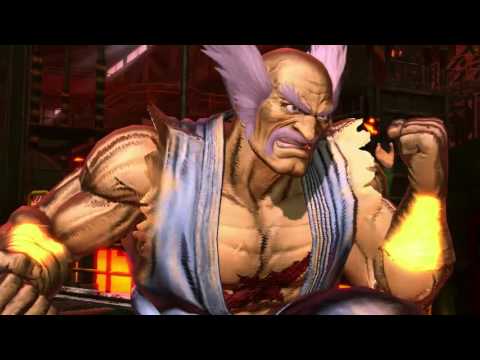 Street Figher X Tekken Ibuki and Rufus vs Heihachi and Kazuya