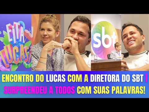 LUCAS GUIMARÃES NO SBT | DIRETORA DO SBT ARREPIOU COM AS PALAVRAS DO LUCAS!