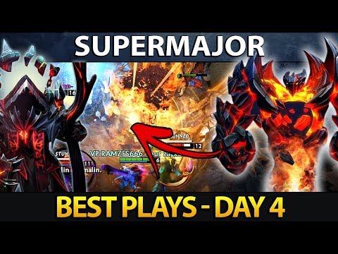 CHINA SUPERMAJOR Dota 2 Best Plays - Day 4
