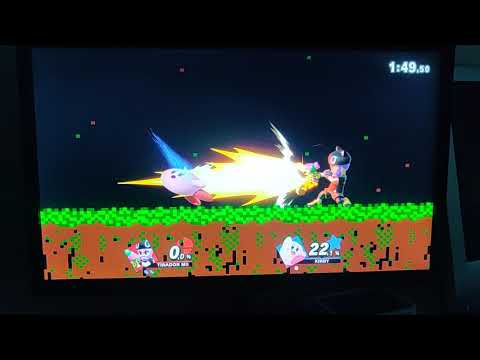 Borochi (Mii Gunner) VS Frosty (Kirby) Perfect Combat