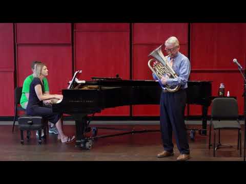 Holst March from 2nd Suite - Dave Werden euphonium, Sara Brunk piano