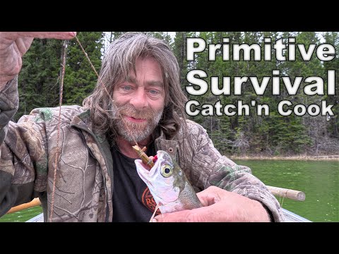 Bushcrafting Primitive Survival Fishing Hooks (That Actually Catch Fish!) | Catch & Cook