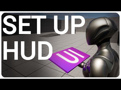 Set Up HUD & UI Widget - Unreal Engine 5 Tutorial [UE5]