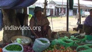 Market Area, Jalukie, Nagaland 