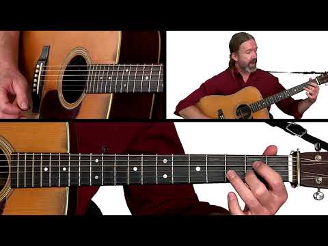 🎸 Flatpicking Guitar Lesson - Big Run in A: Lick 25 - Tyler Grant