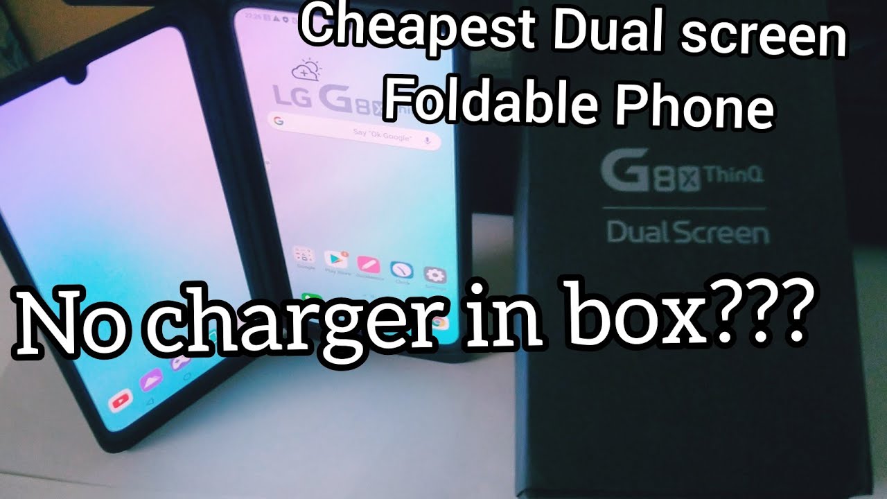 LG G8X THINQ - Dual Screen phone - Unboxing and 1st Impressions- No charger in the box???????