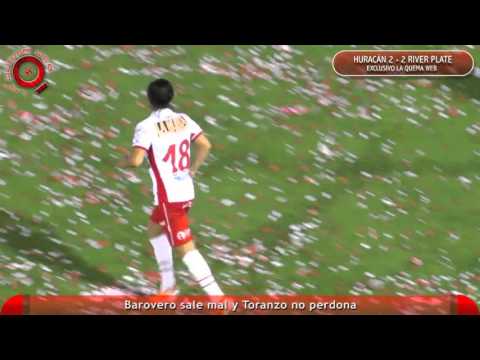 Gol de Toranzo a River - Semifinal Huracan - River Plate - www.laquemaweb.com.ar
