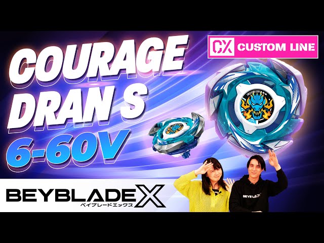 Vídeo relacionado con Beyblade X, Kit Inicial Courage Dran S 6-60V CX con Top y Lanzador