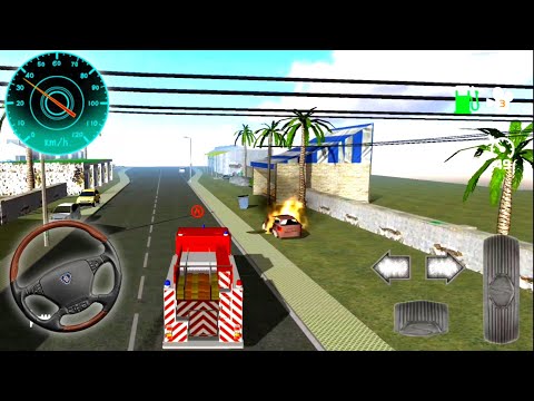 Fire Engine Simulator Game Video.[Android Gameplay]