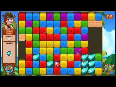 Lost Island Blast Adventure Level 637 - NO BOOSTERS 🏝️ | SKILLGAMING ✔️