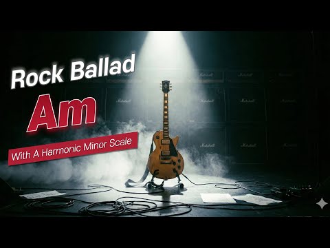 Epic Emotional Rock Ballad Backing Track in A Minor | Cinematic Power Ballad