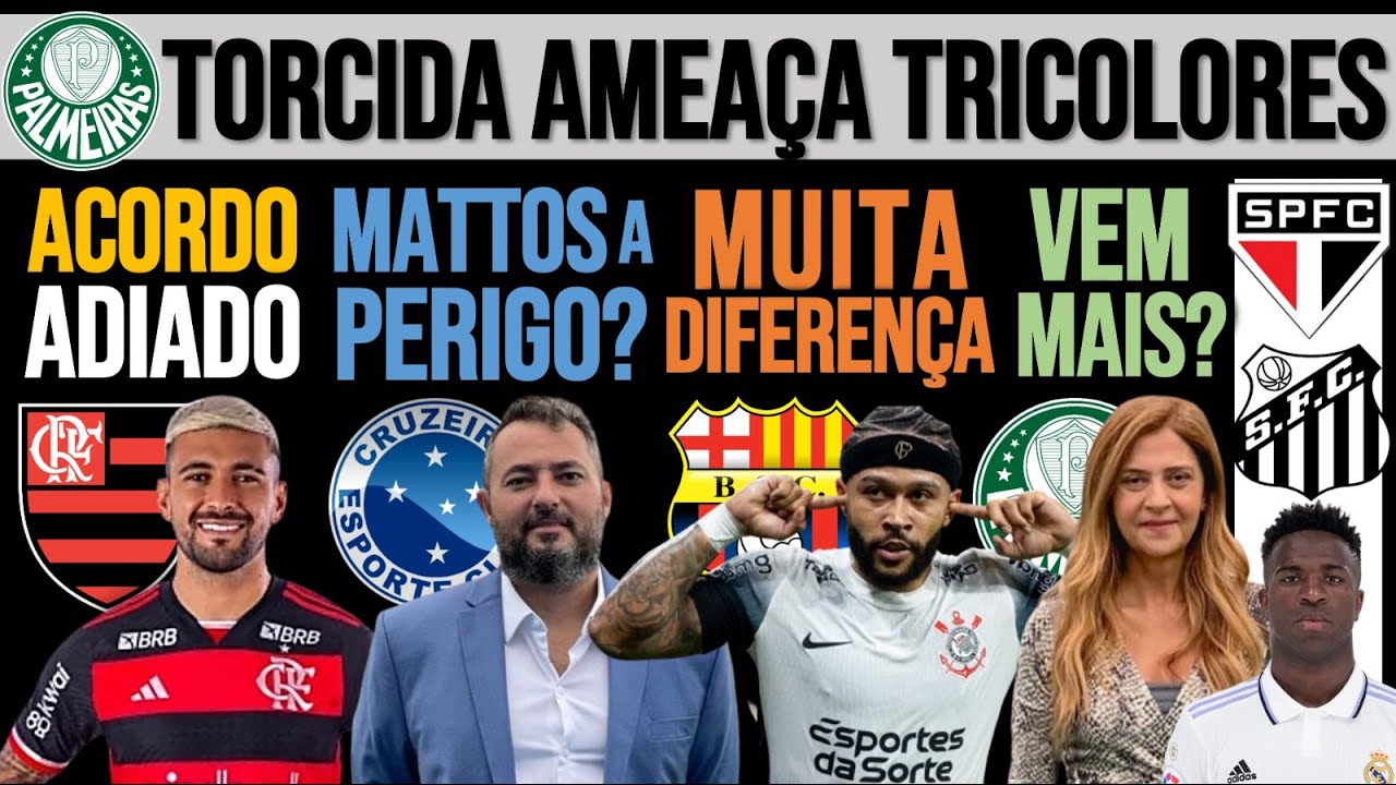 ARRASCA: SEM RENOVAÇÃO | AMEAÇA CONTRA SP! MATTOS A PERIGO? TIMÃO x BARÇA! VERDÃO, GALO, CALLERI+