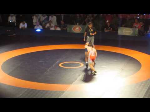 86kg J'Den Cox USA vs Alireza Karimi IRI, 1st period