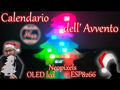 DIY- CALENDARIO AVVENTO ELETTRONICO, un Natale coloratissimo!!