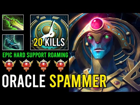 How to Play Support Oracle Like a Pro Grandmaster Tier with Crazy Ganking Greaves + Ethereal Dota 2