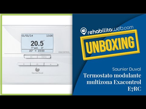 Termostato modulante multizona Exacontrol E7RC Saunier Duval — Rehabilitaweb