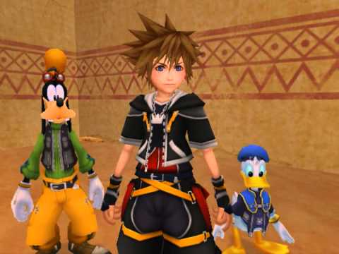 Kingdom Hearts II, English cutscene: 242 - Aladdin and Abu - HD 720p