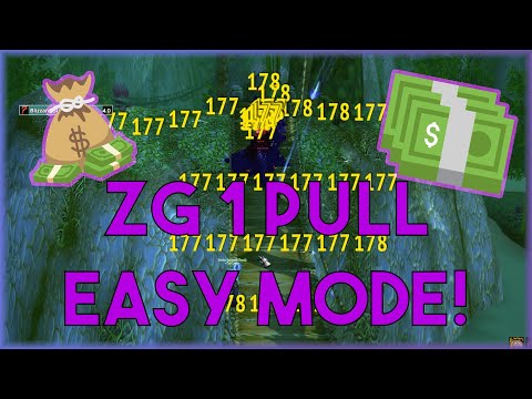ZG Mage Solo - Best Strategy 400g/hr 1-Pull Gold Farm! [WoW Classic]