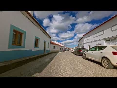 Road Odeceixe to Sines to Lisbon, Portugal. Beautiful road POV