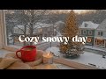 Cozy Snowy Day Dreamy December Winter Morning Playlist ️ Romanticize Your Life With Guitar Music
