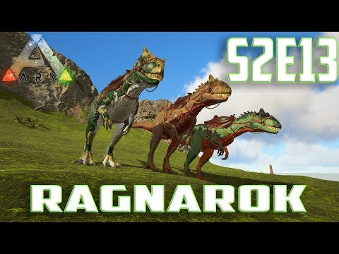 Let's Play ARK: Survival Evolved (Single Player Ragnarok)S2-Ep.13-Allosaurus Taming