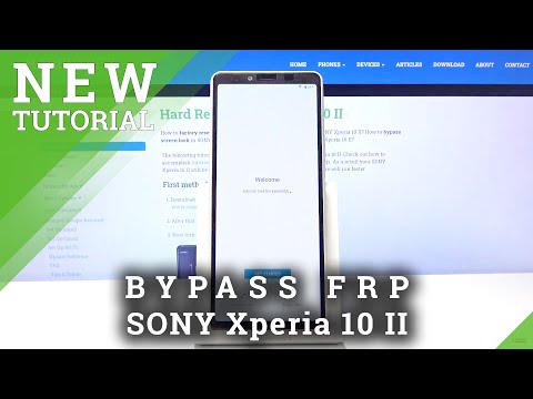 How to Skip Google Verification in SONY Xperia 10 II – Unlock FRP