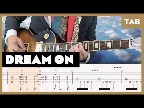 Aerosmith - Dream On - Guitar Tab | Lesson | Cover | Tutorial
