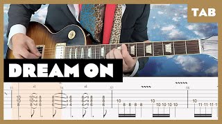 Download lagu Aerosmith - Dream On - Guitar Tab | Lesson | Cover | Tutorial mp3