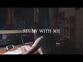 3hr late night study with me | pomodoro 50/10, piano bgm