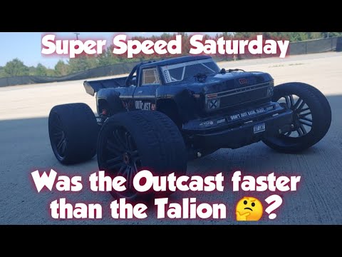 Super Speed Saturdays - Arrma Outcast 6s EXB w/23t Pinion