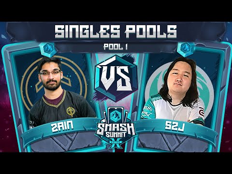 Zain vs S2J - Singles Pools: Pool 1 - Smash Summit 10 | Marth vs Captain Falcon