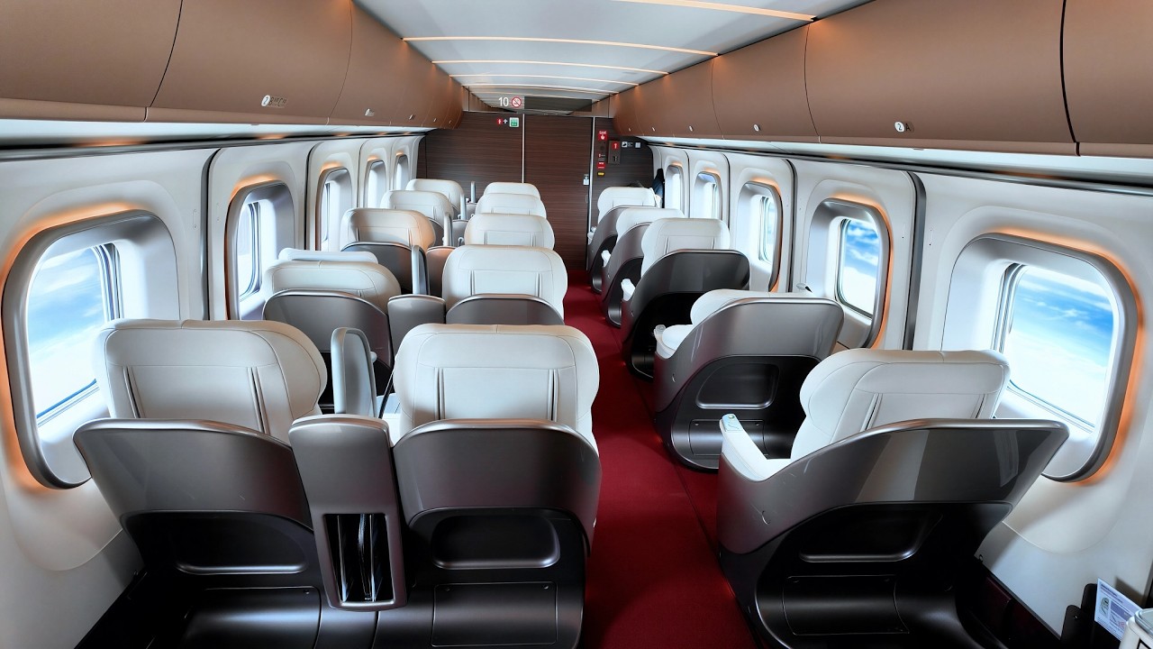Japan’s Fastest Bullet Train First Class “GranClass” |  Shinkansen Hayabusa
