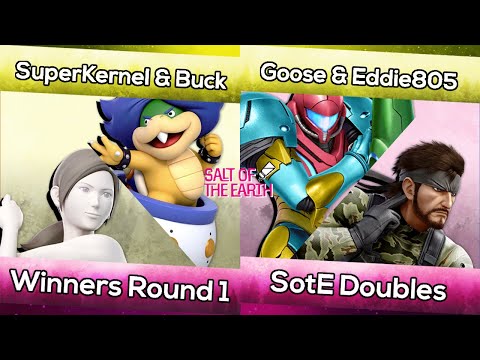 SuperKernel/Buck (Wii Fit Trainer/Bowser Jr.) vs. Goose/Eddie_805 (Samus/Snake) | SotE Doubles WR1