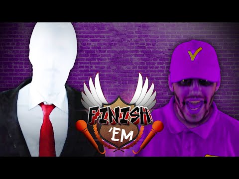 Slender Man vs Purple Guy // FINISH 'EM! (ft. Elbert)