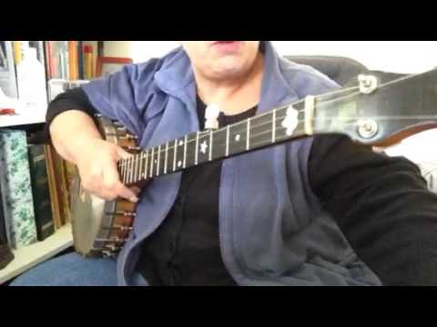 Clawhammer banjo: tuning and chords in G and Double C tunings